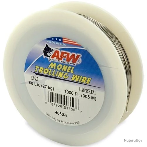 AFW Monel Trolling Wire 60lb 305m 3 AFW Monel Trolling Wire 60lb 305m