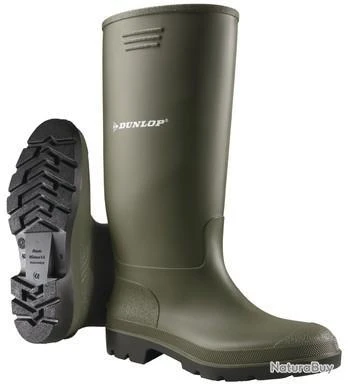 BOTTES DUNLOP PRICEMASTOR VERT Pt 37 3 BOTTES DUNLOP PRICEMASTOR VERT Pt 37