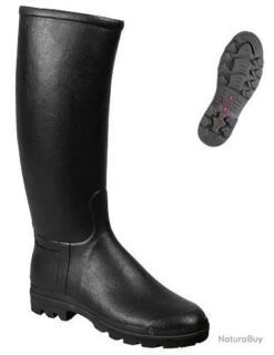 BOTTES SAINT HUBERT LE CHAMEAU NOIRE T39 MOLLET 40 (3527.T39.M40)