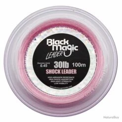 Black Magic Shock Leader Pink 30lb