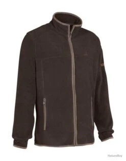 Blouson Polaire Percussion Scotland Marron
