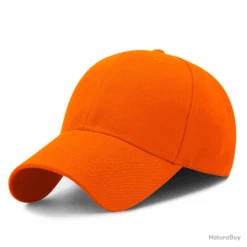 Casquette Mixte Réglable, Orange.