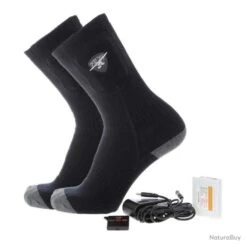 Chaussettes Chauffantes 100 % Laine Sportchief Heater Noir 41 - 46