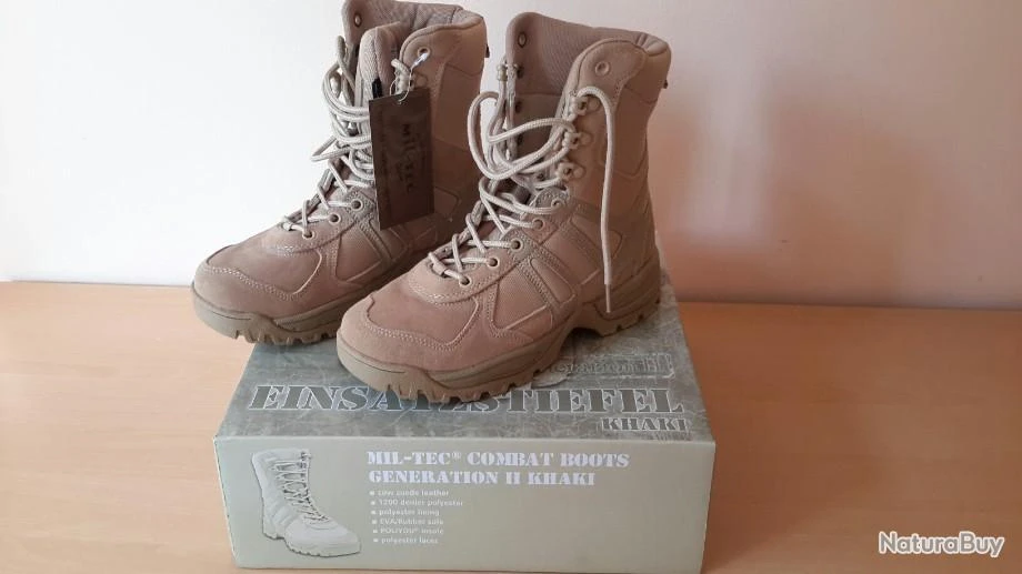 Chaussures Bottes Combat G2 Tan Neuf 3 Chaussures Bottes Combat G2 Tan Neuf