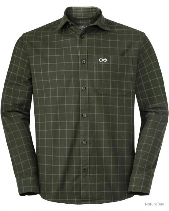 Chemise Element Check Couleur Olive. 3 Chemise Element Check Couleur Olive.