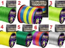 Fil De Peche Multifilament PE 8 Brins 300m, Couleur: Au Choix, Modele: 0.275mm 23.5kg