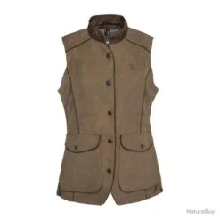 Gilet Femme Percussion Rambouillet Marron - TAILLE 2XL