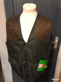 HANGAR33 GILET DE CHASSE CLUB CHASSE BRODÉ TAILLE M