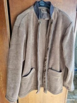 Jolie Veste CLUB INTERCHASSE En Polaire Couleur Bronze Taille L