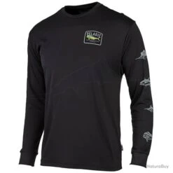 L-Shirt Pelagic Aquatek Game Fish Performance L Noir