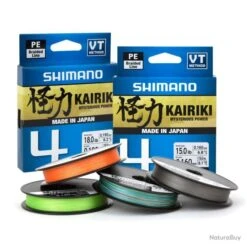 Tresse Shimano Kairiki 4 300m Mantis Green 21,5/100