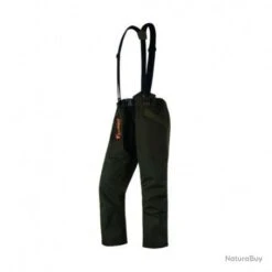 Cuissard Hardtrack Pant Staghunt Vert Logo Orange