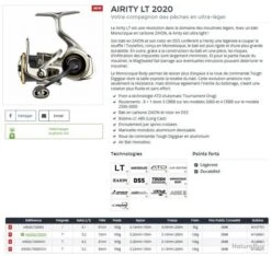 Matériel De Pêche -Matériel De Pêche 00002 Airity LT 2020 3000 CXH Moulinet spinning Daiwa
