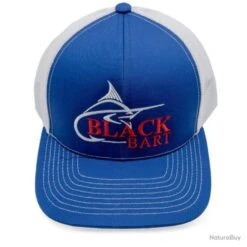 Casquette Black Bart Logo Marlin Bleu / Blanc