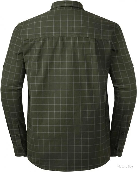 Chemise Element Check Couleur Olive. 4 Chemise Element Check Couleur Olive. – Image 2