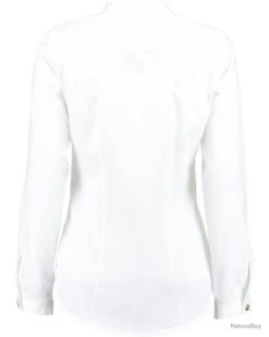 Chemisier à Col Montant Couleur Blanc. -Matériel De Pêche 00002 Chemisier a col montant Couleur blanc Taille 40