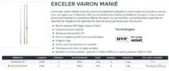 Exceler 2.80 M 5-28 G 283 M Canne Vairon Manié Daiwa -Matériel De Pêche 00002 Exceler 2.80 M 5 28 G canne vairon manie Daiwa