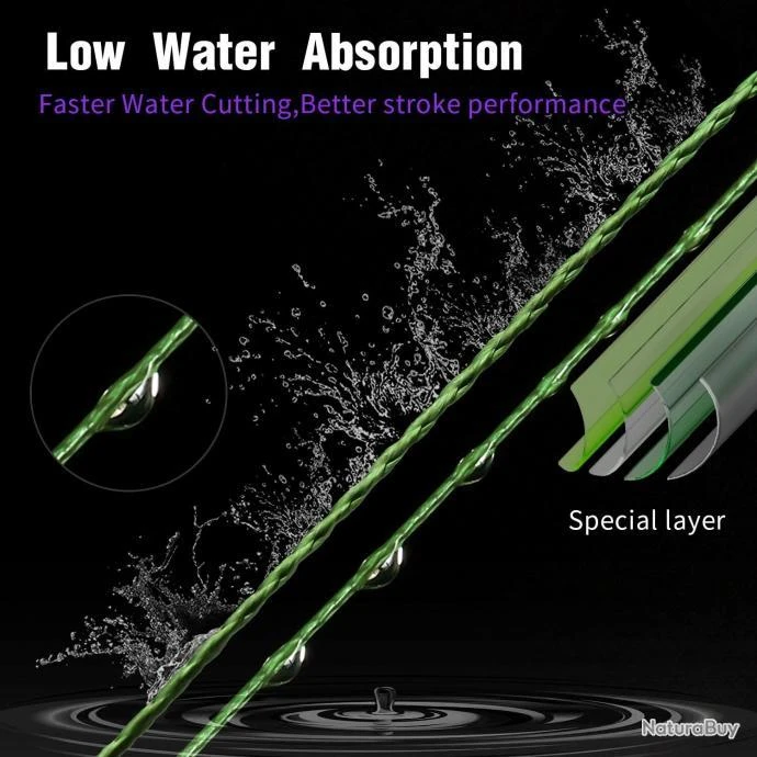 Fil De Peche Multifilament PE 8 Brins 300m, Couleur: Au Choix, Modele: 0.275mm 23.5kg 4 Fil De Peche Multifilament PE 8 Brins 300m, Couleur: Au Choix, Modele: 0.275mm 23.5kg – Image 2