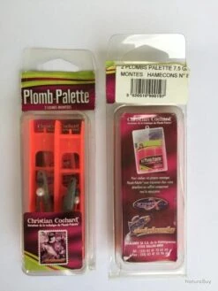 Lot De 4 Plombs Palettes CHRISTIAN COCHARD -Matériel De Pêche 00002 Lot de 4 Plombs Palettes CHRISTIAN COCHARD