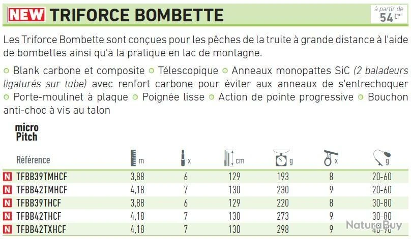Triforce 4.18 M 40-90 G Canne Bombette Daiwa 4 Triforce 4.18 M 40-90 G Canne Bombette Daiwa – Image 2