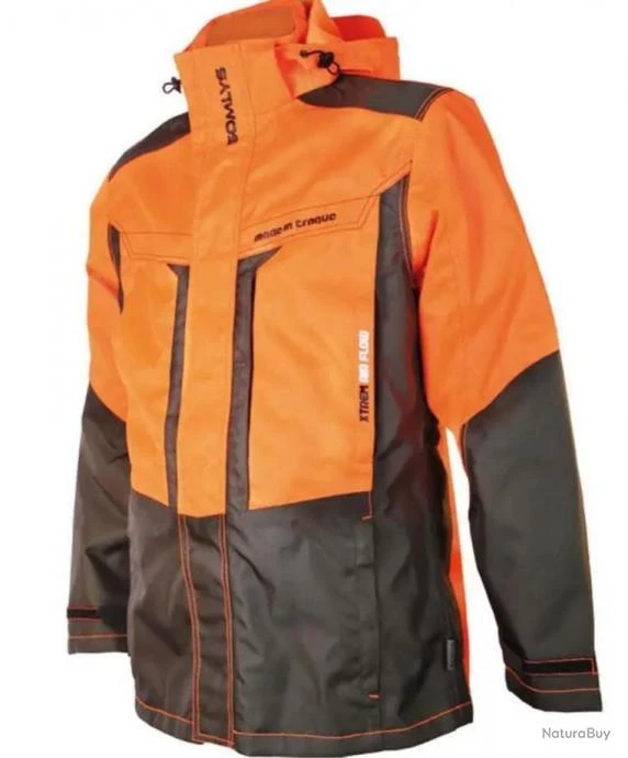 Veste De Traque Homme Somlys 456 Made In Traque Orange Taille L 4 Veste De Traque Homme Somlys 456 Made In Traque Orange Taille L – Image 2