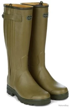 Bottes Chasseur Homme Doublées Cuir LE CHAMEAU -Matériel De Pêche 00003 Bottes chasseur homme doublees cuir LE CHAMEAU 39