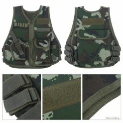 Gilet Enfant, Camouflage, Taille L, Pour Enfants De 9ans à 14ans. -Matériel De Pêche 00003 Gilet enfant camouflage taille L pour enfants de 9ans a 14ans
