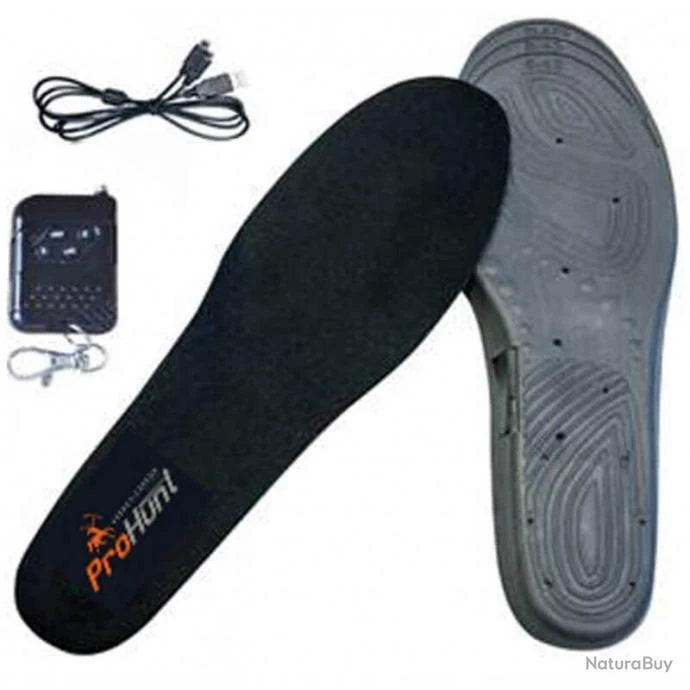 SEMELLES CHAUFFANTES AVEC TÉLÉCOMMANDE PROHUNT - VERNEY-CARRON 39-41 3 SEMELLES CHAUFFANTES AVEC TÉLÉCOMMANDE PROHUNT - VERNEY-CARRON 39-41