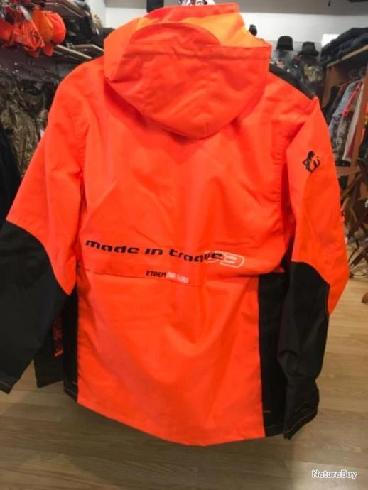 Veste De Traque Homme Somlys 456 Made In Traque Orange Taille L 5 Veste De Traque Homme Somlys 456 Made In Traque Orange Taille L – Image 3