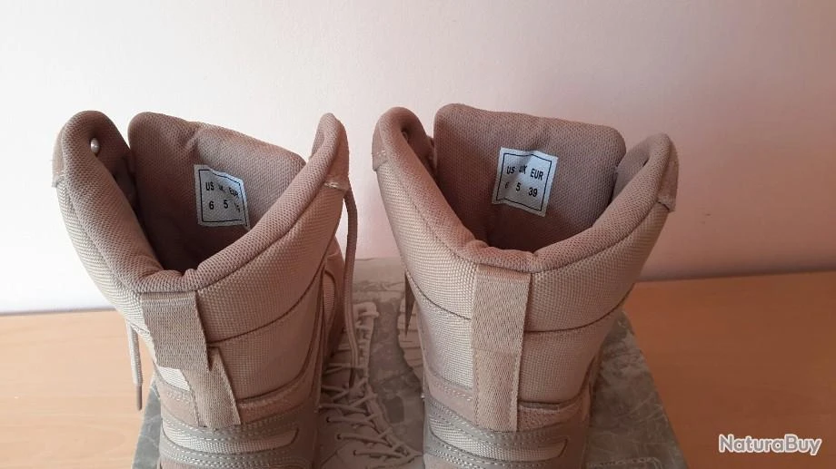 Chaussures Bottes Combat G2 Tan Neuf 6 Chaussures Bottes Combat G2 Tan Neuf – Image 4