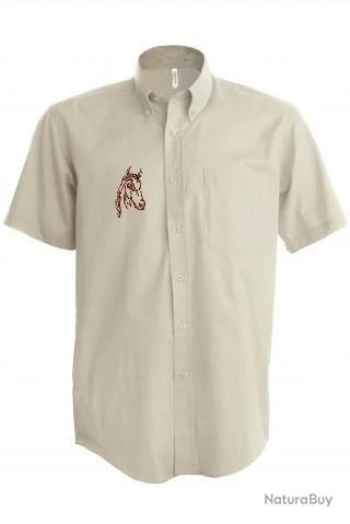 KARIBAN Chemise Avec Broderie Cheval 3 KARIBAN Chemise Avec Broderie Cheval