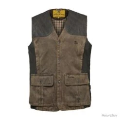 Gilet De Chasse Verney Carron Fox Evo Original Marron