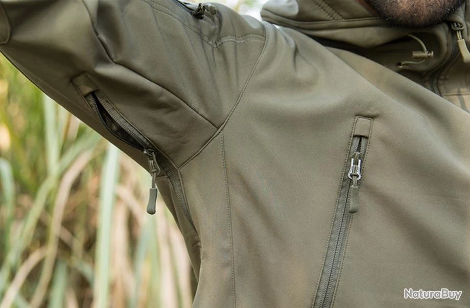 VESTE De Chasse Impermeable Coupe Vent, Coloris CAMOUFLAGE FG...... 6 VESTE De Chasse Impermeable Coupe Vent, Coloris CAMOUFLAGE FG...... – Image 4