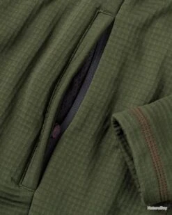 Veste Polaire Pour Femme Paläarktis Ground Couleur Vert Feuille Rouge. -Matériel De Pêche 00004 Veste polaire pour femme Palaarktis Ground Couleur Vert feuille rouge Taille XS