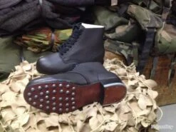 Brodequins Allemand Cuir- Chaussure Bottes Wh - Reproduction Premium - Militaria Ww2 -Matériel De Pêche 00005 Brodequins allemand cuir chaussure bottes wh reproduction premium militaria ww2