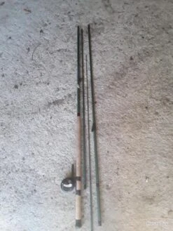 Canne à Pêche Au Toc Fil Intérieur Fabrication Artisanale Marque Ducos Avec Moulinet Garbolino -Matériel De Pêche 00005 Canne a peche au toc fil interieur fabrication artisanale marque ducos avec moulinet garbolino