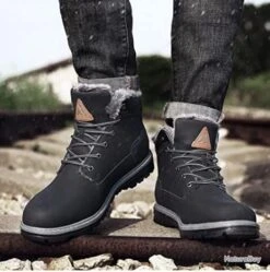 Chaussure De Neige Imperméable En Cuir Noir Foncé Pour Hommes- Livraison Gratuite Et Rapide 11 Chaussure De Neige Imperméable En Cuir Noir Foncé Pour Hommes- Livraison Gratuite Et Rapide -Matériel De Pêche 00005 Chaussure de randonne impermeable en cuir noir fonce pour hommes Livraison gratuite et rapide
