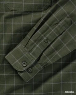 Chemise Element Check Couleur Olive. 12 Chemise Element Check Couleur Olive. -Matériel De Pêche 00005 Chemise Element Check Couleur Olive Taille S