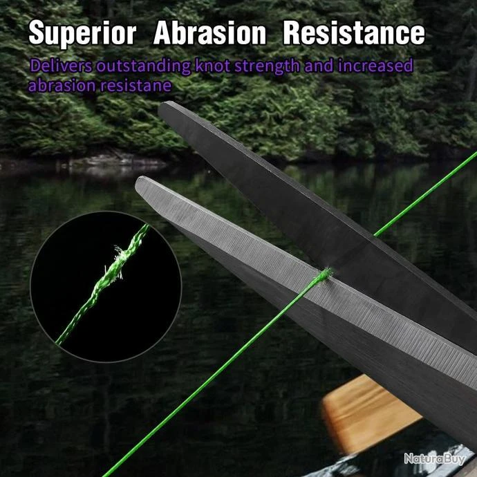 Fil De Peche Multifilament PE 8 Brins 300m, Couleur: Au Choix, Modele: 0.275mm 23.5kg 7 Fil De Peche Multifilament PE 8 Brins 300m, Couleur: Au Choix, Modele: 0.275mm 23.5kg – Image 5