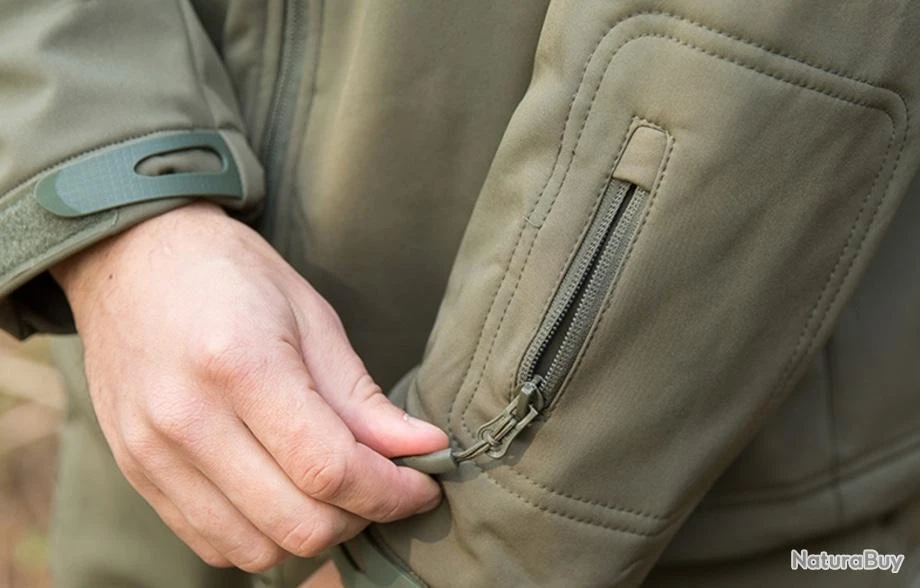 VESTE De Chasse Impermeable Coupe Vent, Coloris CAMOUFLAGE FG...... 7 VESTE De Chasse Impermeable Coupe Vent, Coloris CAMOUFLAGE FG...... – Image 5