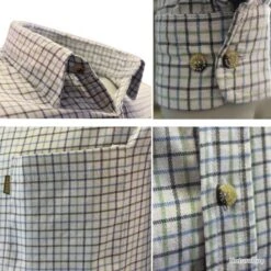 Chemises Tattersall Marron/Marine 8 Chemises Tattersall Marron/Marine -Matériel De Pêche 00006 Chemises Tattersall Marron Marine