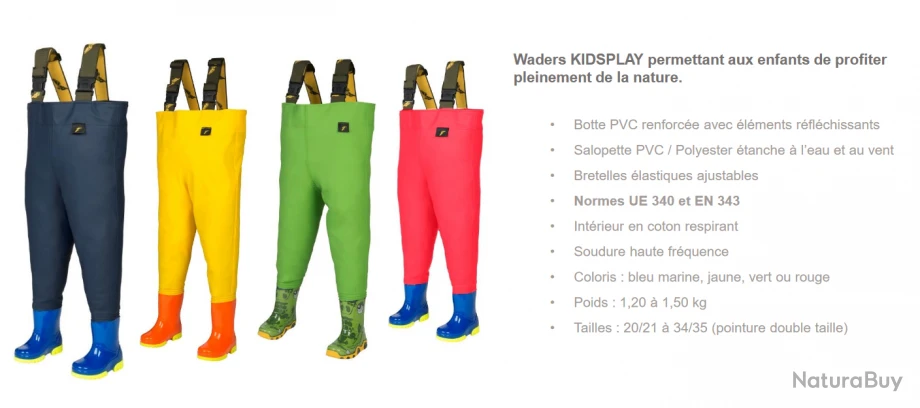 Waders Goodyear Pour Enfants Kidsplay Rouge-34/35 10 Waders Goodyear Pour Enfants Kidsplay Rouge-34/35 – Image 8