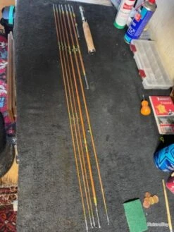 OCEAN Canne Mouche Bambou Revendu Transformable En Lancé -Matériel De Pêche 00009 Canne mouche bambou revendu Transformable en lance