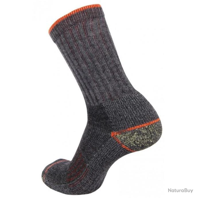 Chaussettes Trek Coolmax 2 Paires Estex - Gris - 39-42 4 Chaussettes Trek Coolmax 2 Paires Estex - Gris - 39-42 – Image 2