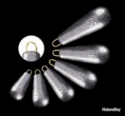 Plomb Pêche Lot De 5 Pièces 50g 6 Plomb Pêche Lot De 5 Pièces 50g -Matériel De Pêche 00011 Plomb peche lot de 5 pieces 50g