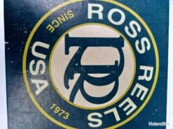 Moulinet Mouche ROSS CANYON N°1 (made In USA).Jamais Servi. Noir Anodisé. Large Arbor. Soie 0 à 3.